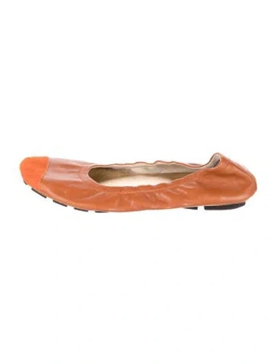 Pre-owned Madison Maison Leather Ballet Flats In Multi