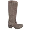 Madison Maison Washed Leather Knee-high Pull-on Boot In Multi