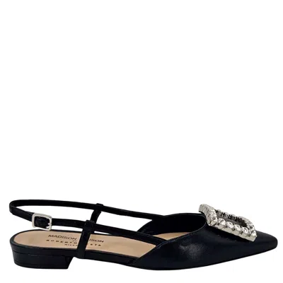 MADISON MAISON LEATHER LAVANDA SLING BACK FLAT