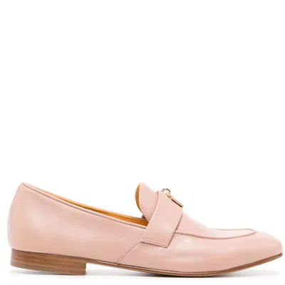 MADISON MAISON LEATHER LOCK FLAT LOAFER