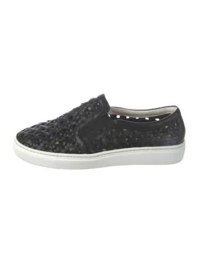 Pre-owned Madison Maison Leather Sneakers In White
