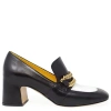 Madison Maison Mid Heel Loafer With Chain In Multi