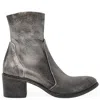 Madison Maison P2577 Distressed Ankle Boot In Silver