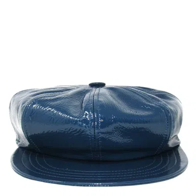 MADISON MAISON PATENT LEATHER MOTORCYCLE HAT