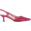 Madison Maison Sequence Snip Toe Slingback Heel In Multi