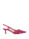 Madison Maison Sequence Snip Toe Slingback Heel In Multi