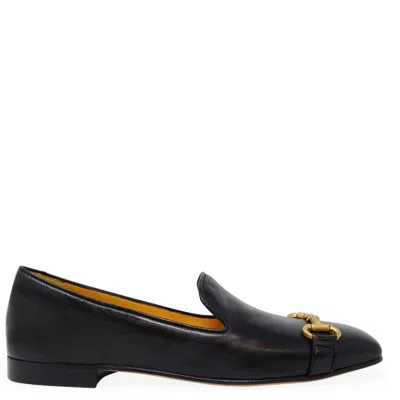MADISON MAISON SILVER LEATHER SQUARE TOE LOAFER