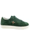 Madison Maison Suede Sirius Star Womens Sneaker In Green