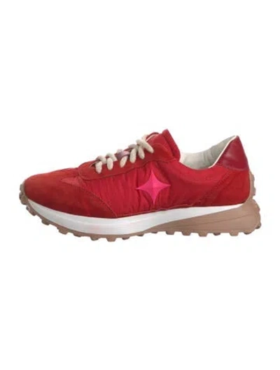 Pre-owned Madison Maison Suede Sneakers In Red