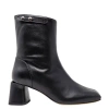 Madison Maison Tall Hand Rubbed Lock Boot In Black