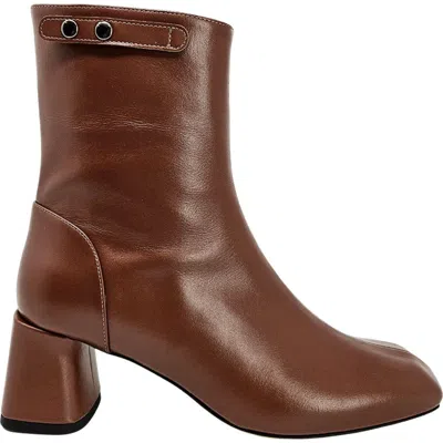 Madison Maison The Keli Ankle Boot In Burgundy