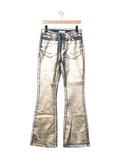 Pre-owned Madison Maison X Gini & Albert By Fratelli Russo High-rise Flared Jeans