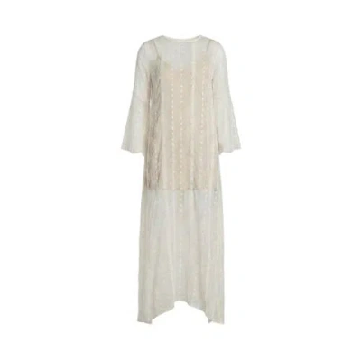 Madison Maison X Julie Harrah-florence Bohemian Dress In White