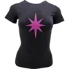 Madison Maison X On/off Essentials Plain Star T-shirt In Black