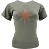 Madison Maison X On/off Essentials Plain Star T-shirt In Green