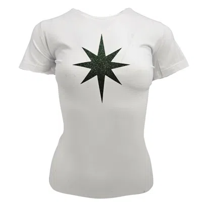 Madison Maison X On/off Essentials Plain Star T-shirt In White