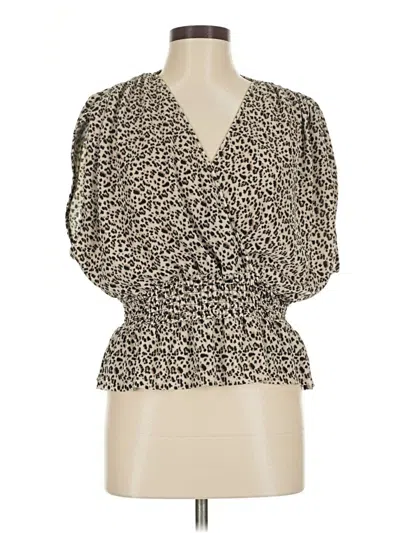 Pre-owned Madison Marcus 3/4 Sleeve Blouse In White