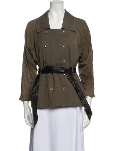 Pre-owned Madison Marcus Jacket In Green