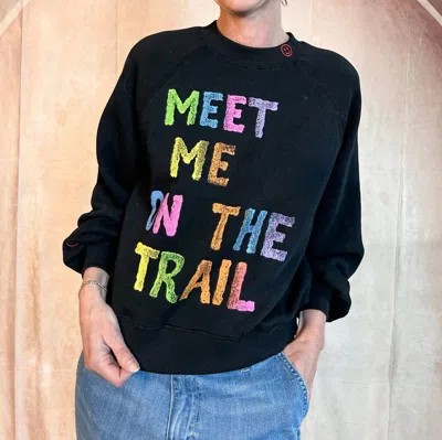 Madison Meet Me On The Trail Sweatshirt In Black