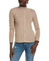 Madison Miles Cardigan In Brown