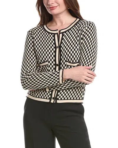 Madison Miles Cardigan In Brown