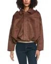 Madison Miles Casual Jacket In Brown