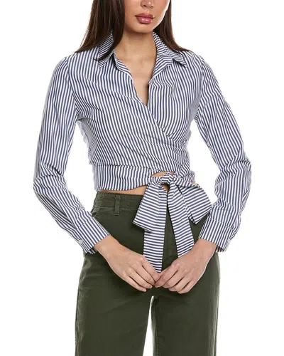MADISON MILES CROPPED WRAP TOP