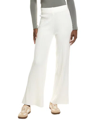 Madison Miles Knit Pant In White