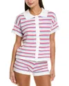 Madison Miles Knit Short In Pink