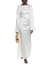 Madison Miles Maxi Dress In White
