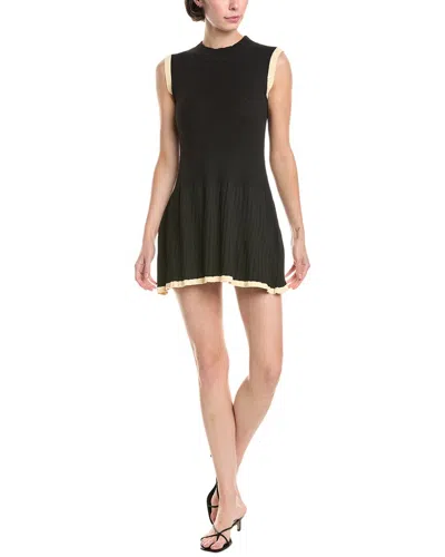 Madison Miles Mini Dress In Black