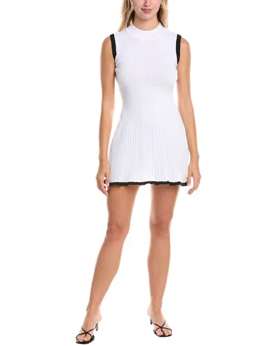 Madison Miles Mini Dress In White