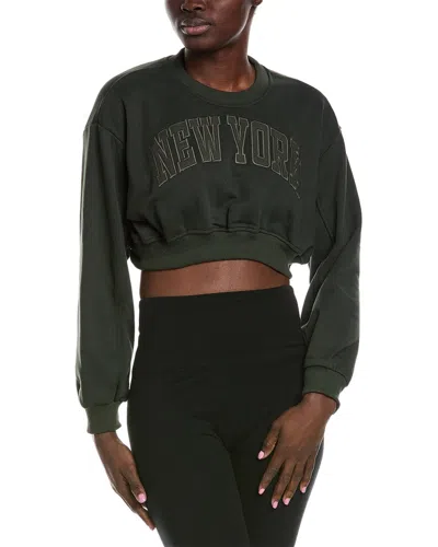 Madison Miles New York Pullover In Green