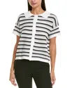 Madison Miles Perforated Top In Multi