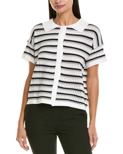 Madison Miles Perforated Top In Multi