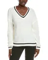 Madison Miles Pullover In White