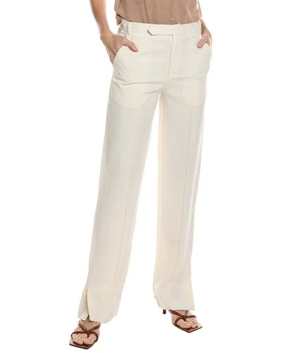 Madison Miles Straight Pant In Beige