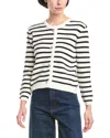 Madison Miles Sweater In White
