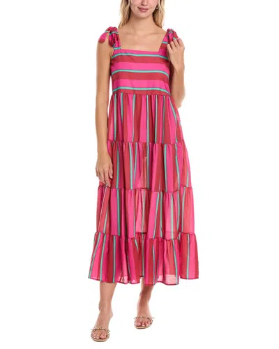 MADISON MILES MADISON MILES TIERED MIDI DRESS