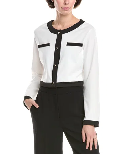 Madison Miles Top In White