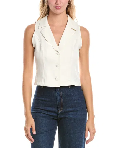 Madison Miles Top In White