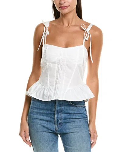 Madison Miles Top In White