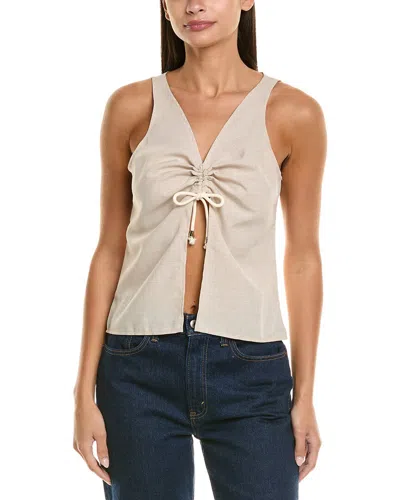 Madison Miles Top In Beige