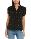 Madison Miles Tulip Sleeve Top In Multi