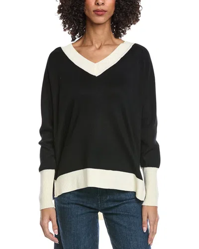 Madison Miles V-neck Sweater In Multi