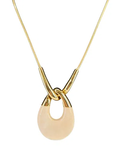 Madison Oval-pendant Necklace In Pattern