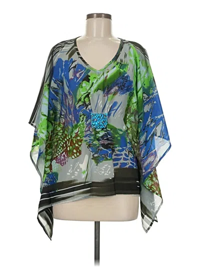 Pre-owned Madison Paige Kimono In Green