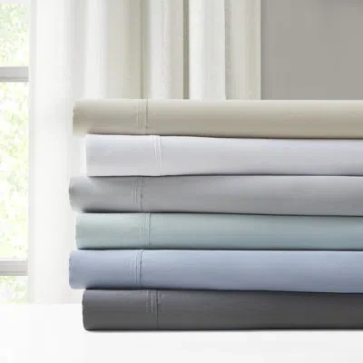 Madison Park 1500 Thread Count Cotton Blend 4-piece Sheet Set In Blue