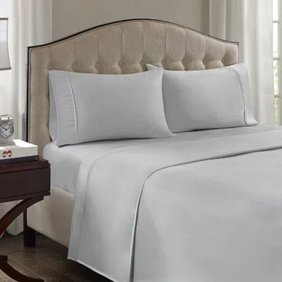 Madison Park 1500 Thread Count Cotton Blend Pillowcases In Gray