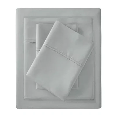 Madison Park 2-pack 1500tc Cotton Blend Wrinkle Resistant Pillowcases In Gray